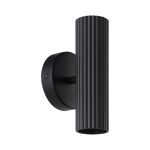 Eglo Wall Light Portillo Steel Black Up & Down | Suitable for 2x GU10