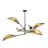 Emibig Ceiling Light Lotus Steel Black | Suitable for 6x E14 - Max 10W