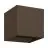 Eglo Wall Light Calpi 3 Aluminium Rusty Up & Down 2.8W 420lm - 830 Warm White | IP54